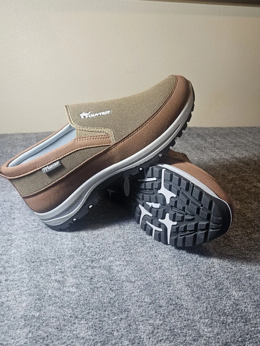 Brown Trop Orthopedic Slip-On Men's Casual Sneakers. Size 9